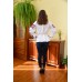 SALE!! Embroidered blouse "Peonies Painting", size M